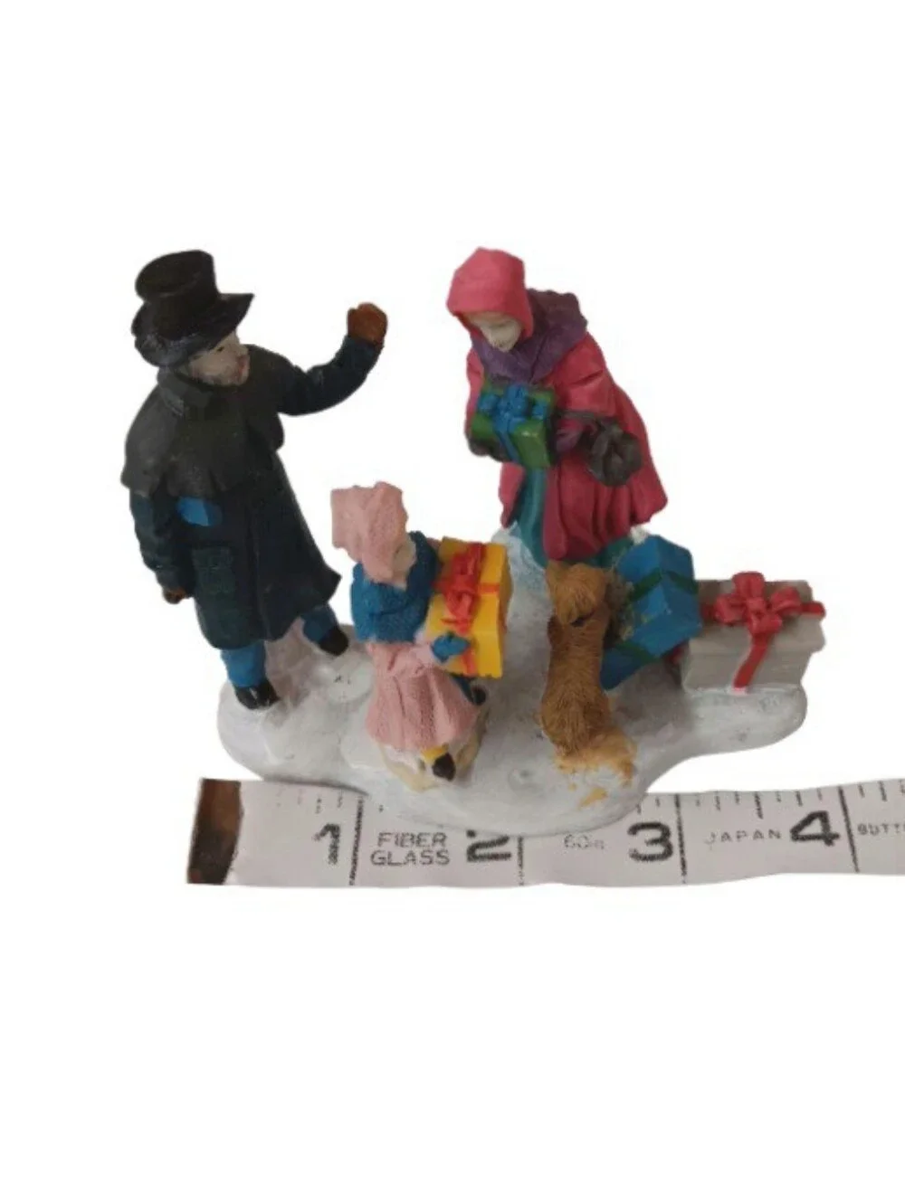 Vintage Trim A Home Family Christmas Village Figurine | Gifts | Dog